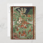 Boeddha snijdt een haar briefkaart (Voorkant / Achterkant)