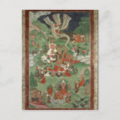 Boeddha snijdt een haar briefkaart (Voorkant)