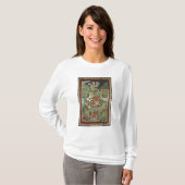 Boeddha snijdt een haar t-shirt (Voorkant volledig)