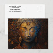 Boeddha, Spirituele Meditatie Briefkaart (Voorkant / Achterkant)
