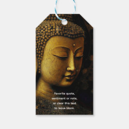 Boeddha, Spirituele Meditatie Cadeaulabel