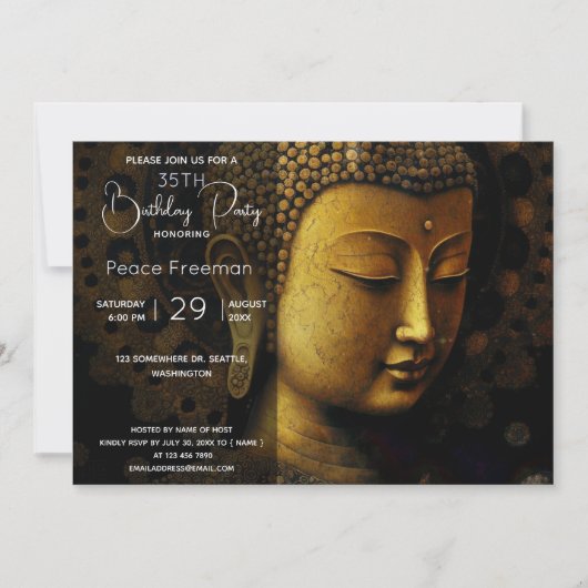 Boeddha, Spirituele Meditatie Kaart (Voorkant)