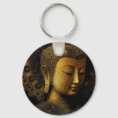 Boeddha, Spirituele Meditatie Sleutelhanger (Achterkant)