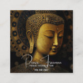 Boeddha, Spirituele Meditatie Vierkante Visitekaartje (Voorkant)