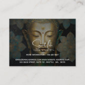 Boeddha, Spirituele Meditatie Visitekaartje (Achterkant)