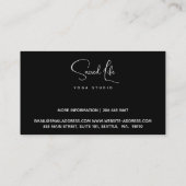 Boeddha, Spirituele Meditatie Visitekaartje (Achterkant)