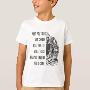 Boeddha spirituele zeg mandala Boeddhisme Yoga Ges T-shirt
