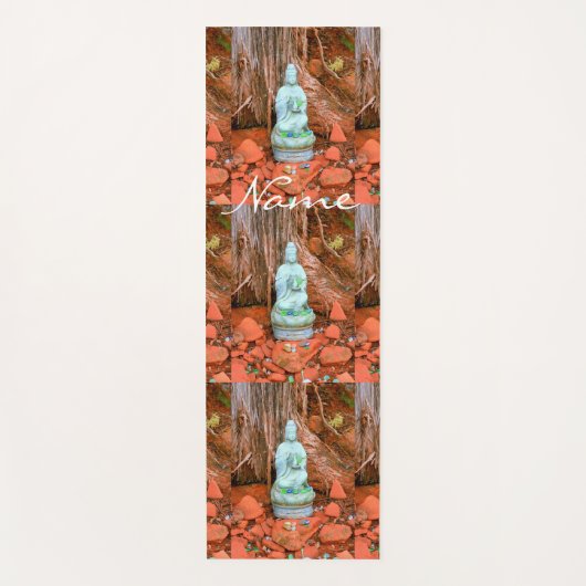 Boeddha standbeeld Thunder_Cove Yogamat (Voorkant)