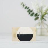 Boeddha-standpunt in het aardse leven van Klint Visitekaartje (Staand voorkant)