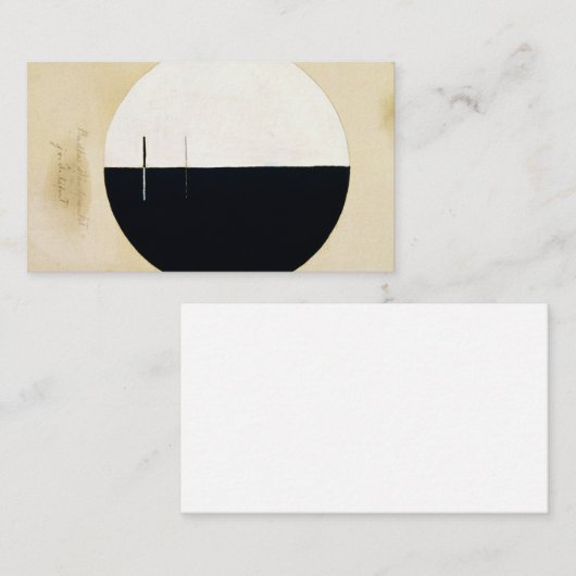 Boeddha-standpunt in het aardse leven van Klint Visitekaartje (Voorkant / Achterkant)