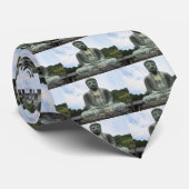 Boeddha Statue Boeddhisme Stropdas (Opgerold)