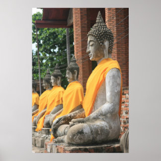 Boeddha statues Poster