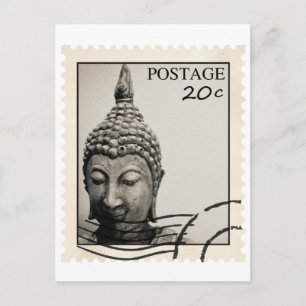 Boeddha — Stempelontwerp Briefkaart