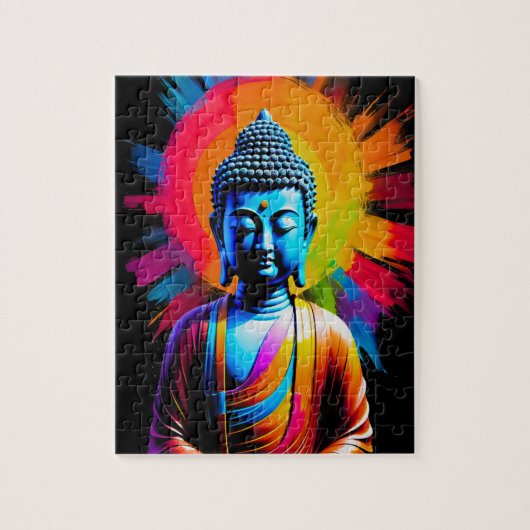 Boeddha - Stralen van Tranquiliteit Legpuzzel (Verticaal)