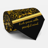 Boeddha te midden van lotusbloemen stropdas (Opgerold)