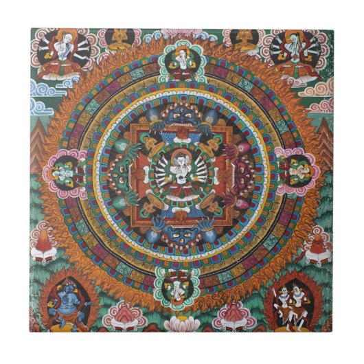 boeddha tegels tegeltje (Voorkant)