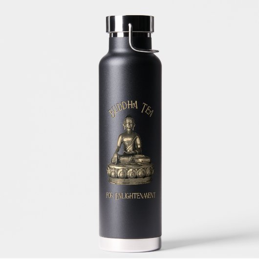 Boeddha thee voor verlichting (op maat). geïsoleer waterfles (Links)