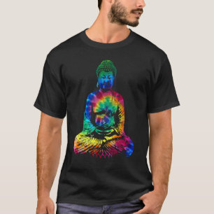 Boeddha Tie Dye Vintage Yoga Yogi Boeddhist T-shirt