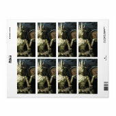 Boeddha Tijd ... Thailand Etiket (Full Sheet)