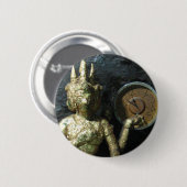 Boeddha Tijd ... Thailand Ronde Button 5,7 Cm (Voorkant /achterkant)