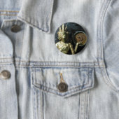 Boeddha Tijd ... Thailand Ronde Button 5,7 Cm (In situ)