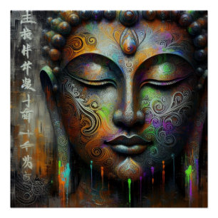 BOEDDHA TRANSCENDENTE KUNST #2 PERFECT POSTER