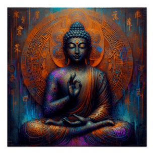 BOEDDHA TRANSCENDENTE KUNST #9 PERFECT POSTER