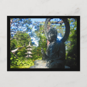 boeddha - tuinen briefkaart