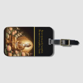 Boeddha tussen lotusbloemen. bagagelabel (Voorkant (horizontaal))