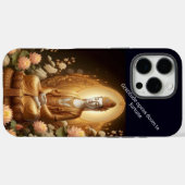 Boeddha tussen lotusbloemen. Case-Mate iPhone case (Achterkant (horizontaal))