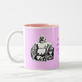 boeddha tweekleurige koffiemok (Links)