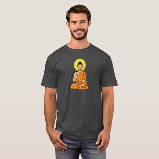 Boeddha van Buddhism.net T-shirt (Voorkant volledig)