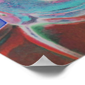 Boeddha van de Painted Kaleidoscoop Poster (Hoek)
