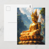 Boeddha van het Gouden Land Briefkaart (Voorkant / Achterkant)