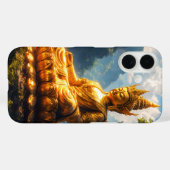 Boeddha van het Gouden Land Case-Mate iPhone Case (Achterkant (horizontaal))