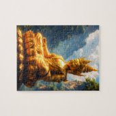 Boeddha van het Gouden Land Legpuzzel (Horizontaal)