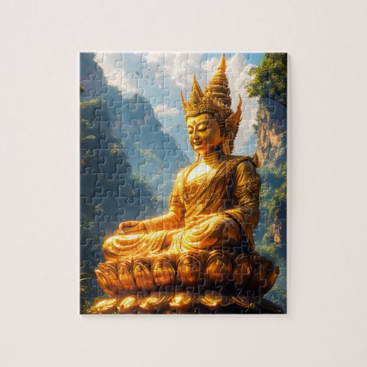 Boeddha van het Gouden Land Legpuzzel (Verticaal)