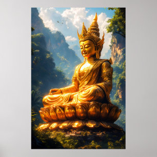 Boeddha van het Gouden Land Poster