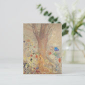 Boeddha van Odilon Redon Briefkaart (Staand voorkant)