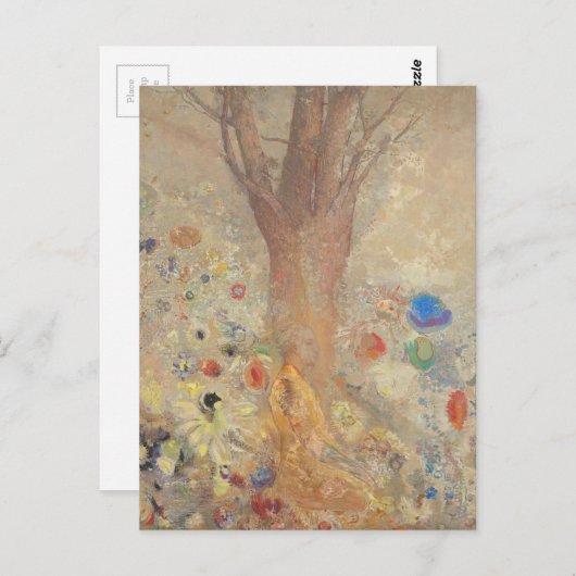 Boeddha van Odilon Redon Briefkaart (Voorkant / Achterkant)