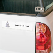 Boeddha Verlichting Bumpersticker (Op Truck)