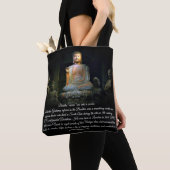 Boeddha Verlichting Tote Bag (Dichtbij)
