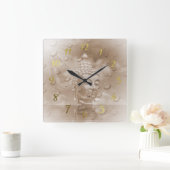 boeddha vierkante klok (Huis)