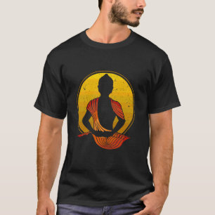 Boeddha Vintage Zen Boeddhisme Yoga Meditatie Gees T-shirt