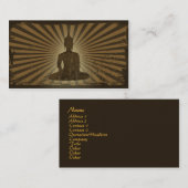  Boeddha Visitekaartje (Voorkant / Achterkant)