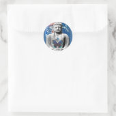 Boeddha wacht op Sticker (Tas)