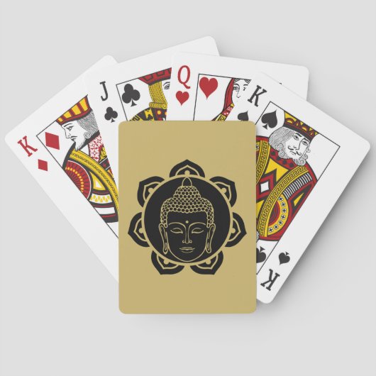Boeddha Wall Art Decor Chakra Decor Pokerkaarten (Achterkant)