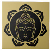 Boeddha Wall Art Decor Chakra Decor Tegeltje (Voorkant)
