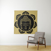 Boeddha Wall Art Decor Chakra Decor Wandkleed (In situ)