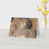 Boeddha-Wenskaarten Kaart (Gele Bloem)